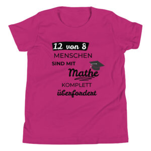T-Shirt für Jugendliche “12 von 8 Menschen …”