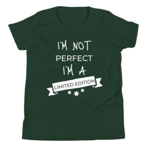 T-Shirt für Jugendliche “I’m not perfect, I’m a limited edition”