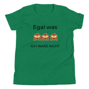 T-Shirt für Jugendliche “Egal was, ich wars nicht”